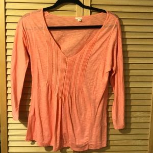 Pink j crew top